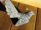 137 Alaska Coral Carved Bird 137 Alaska Coral Carved Bird