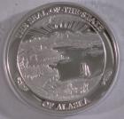 1996 Alaska Medallion, The Caribou, back. Click for larger image.