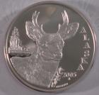 2005 Alaska Wildlife Medallion-Sitka Deer, front. Click for larger image.