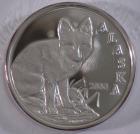2000 Alaska Medallion, The Fox-front.  Click for larger image.