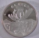 1998 Alaska Medallion, The Moose, front.  Click for larger image.